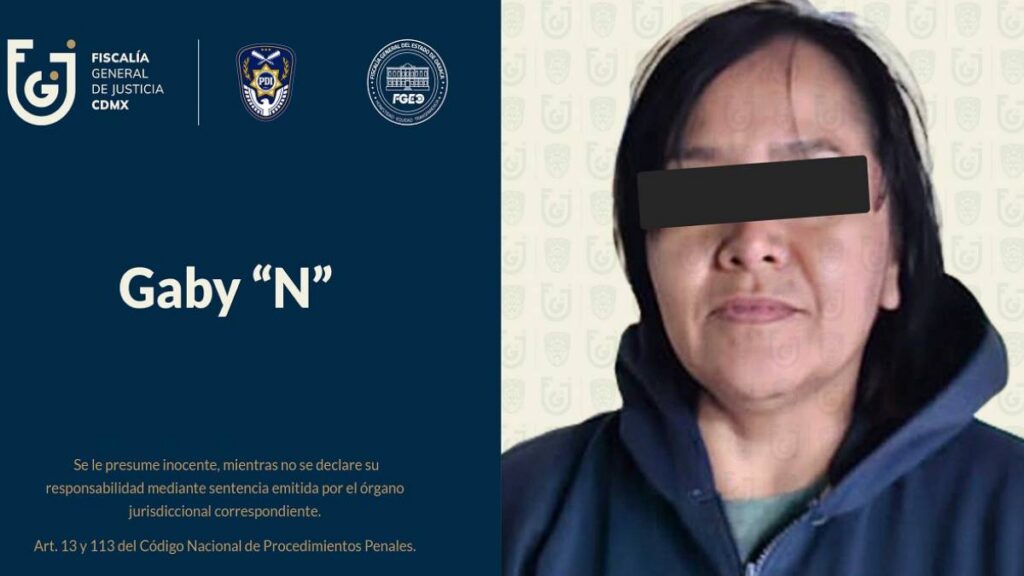 Gaby "N" fue detenida en Oaxaca