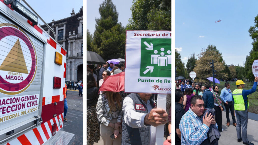 Alerta sísmica sonará en algunos municipios de Edomex.