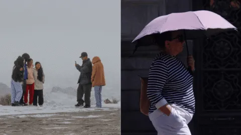 Chihuahua, Durango y Sonora con nevadas; resto del país con ambiente cálido para este domingo