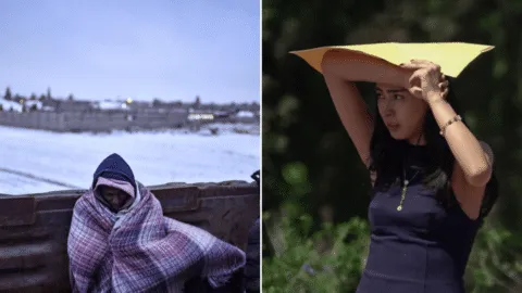 De nevadas y -10° a calor de 40°: el clima en México este viernes 13