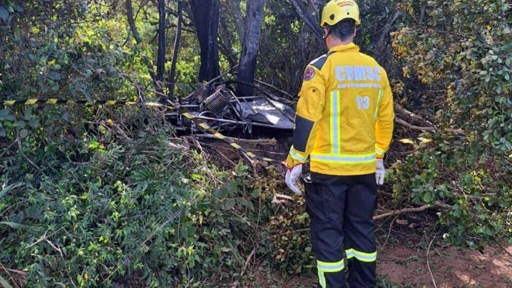 Incendio de globo en Brasil