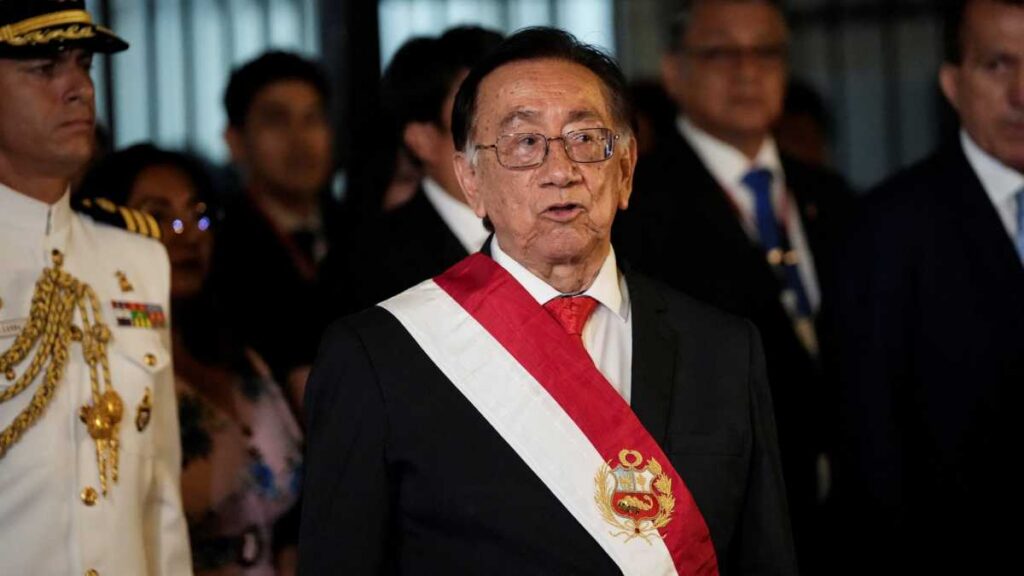 José María Balcázar presidente interino de Perú