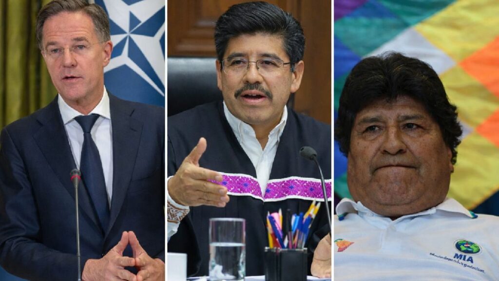 Los zapatos de Hugo Aguilar y Evo Morales; dos casos similares captados en video