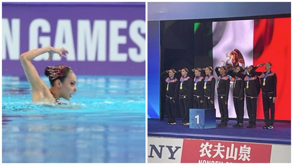 México gana oro y plata en Natación Artística