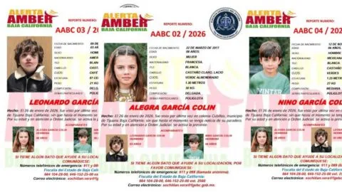 Buscan a 3 hermanos franceses menores de edad; desaparecieron en Tijuana