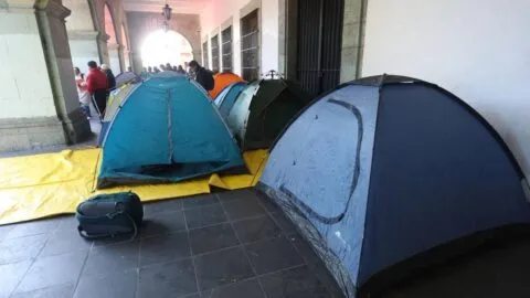 Maestros de la Sección 22 de la CNTE inician paro indefinido en Oaxaca