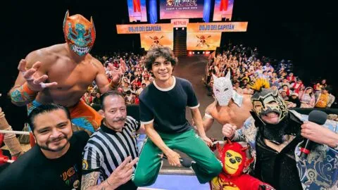 One Piece temporada 2: Iñaki Godoy entrenó en la Arena México rumbo a la Gran Ruta