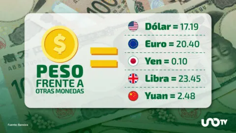 Tipo de cambio hoy 10 de febrero: dólar cotiza en 17.19 pesos