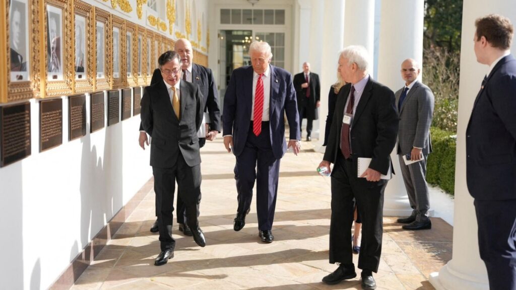 Petro compartió nombres e información de grupos criminales a Trump durante su primer encuentro