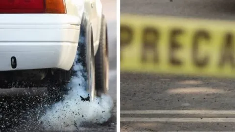 Atropellan a una joven en avenida de Monterrey; por el impacto, "sale volando": video