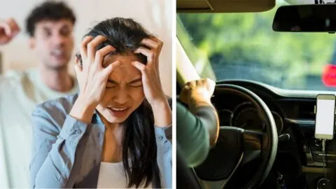 Video: confunden a conductor de plataforma con supuesto amante