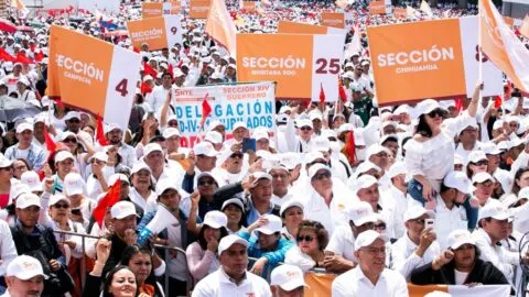 El SNTE encabeza las movilizaciones en CDMX este 10 de febrero