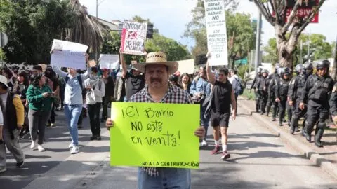 Marcha contra la gentrificación encabeza las movilizaciones en CDMX este 27 de febrero