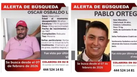 Desaparecen dos empresarios en San Luis Potosí; uno es aspirante a alcalde