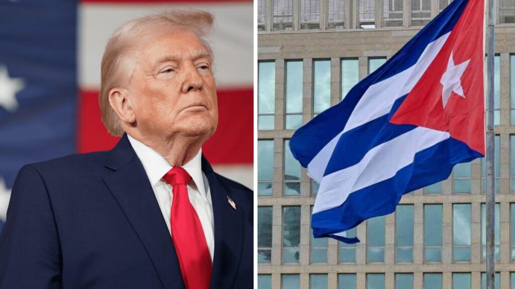 Trump afirma dialogo con Cuba y planean una toma "amistosa" de la isla. Foto: Uno Tv