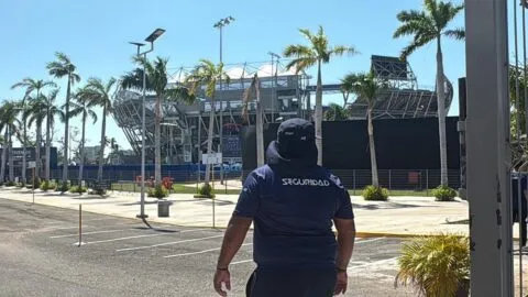Redoblan vigilancia en sede del Abierto Mexicano Telcel en Acapulco
