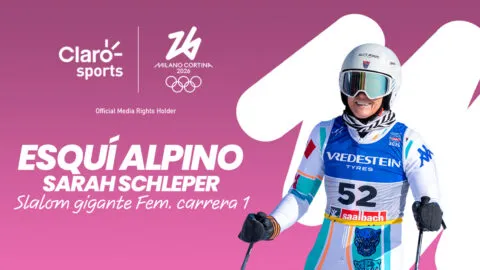 Sarah Schleper en vivo: esquí alpino slalom gigante femenil, carrera 1 en Milano Cortina 2026