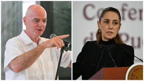 Sheinbaum destaca "voto de confianza" por parte de Gianni Infantino por el Mundial 2026