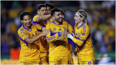 Tigres golea a Santos y rompe su sequía de goles en el Estadio Universitario