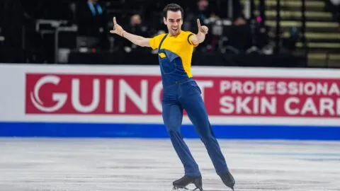 Patinador español sorprende en los Juegos Olímpicos de Invierno con una rutina inspirada en los Minions