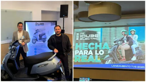 TVS lanza la iQube en México, su primera motoneta eléctrica con hasta 100 km de autonomía