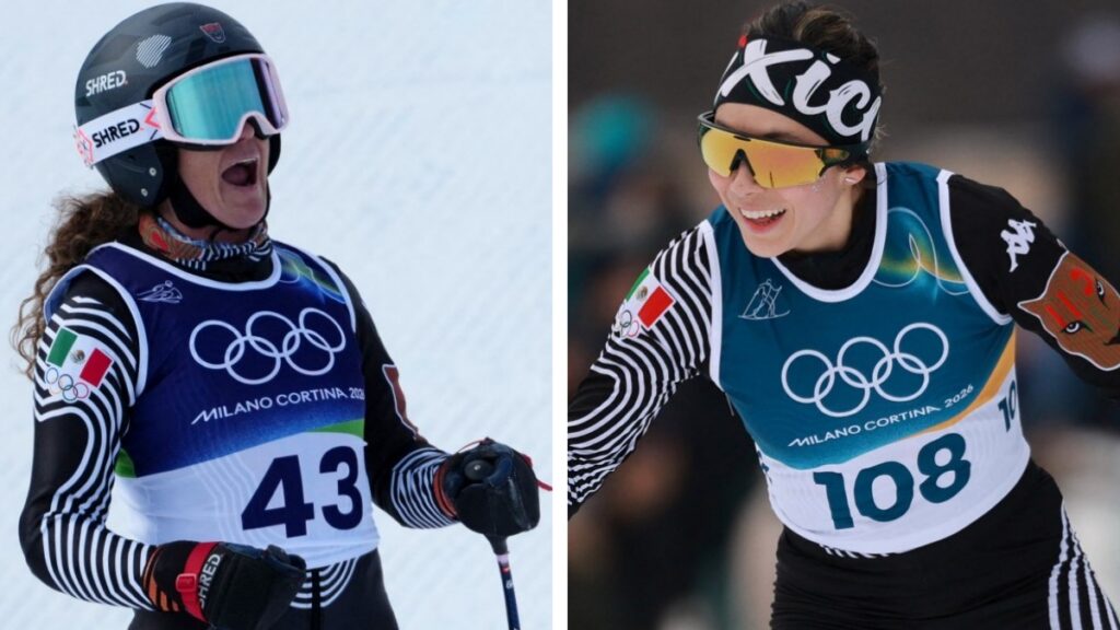 Regina Martínez y Sarah Schleper lucieron este uniforme en Milano Cortina 2026