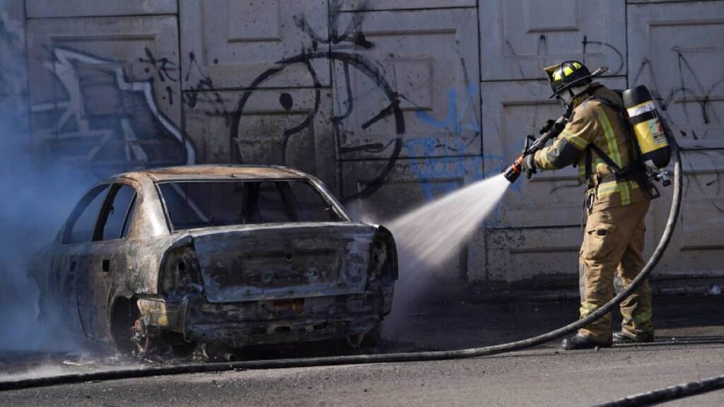 AMIS confirma 631 autos asegurados robados tras hechos violentos por ejecución del “Mencho” en Jalisco.