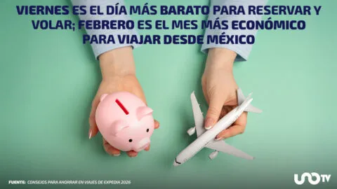 Viaja más barato en 2026: éste es el mejor día y mes para comprar vuelos en México