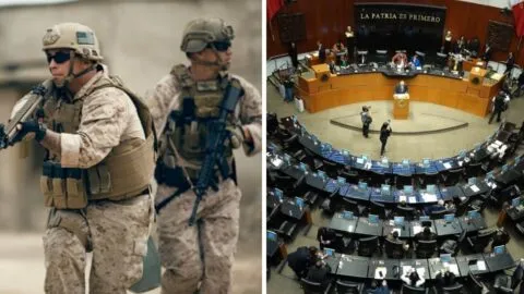 Senado autoriza ingreso de 12 elementos de las fuerzas especiales de EE. UU. a México