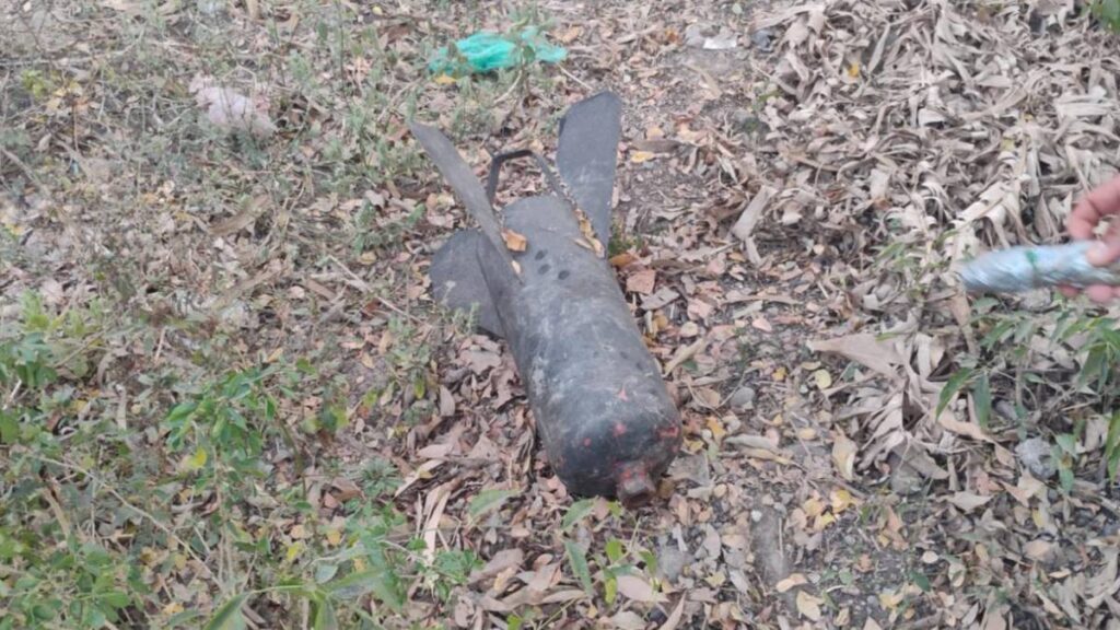 Artefacto explosivo fue localizado tras denuncia ciudadana.