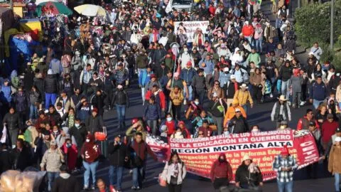 La CNTE anuncia paro nacional del 18 al 20 de marzo y marcha al Zócalo