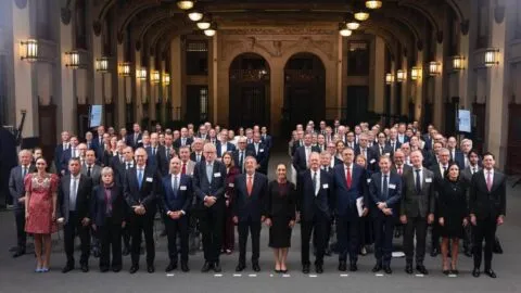 Sheinbaum se reúne con 100 directores de empresas nórdicas como Lego, Volvo, Nokia y AstraZeneca