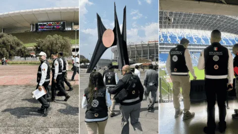 FIFA y Protección Civil revisan el Estadio Azteca, Akron y BBVA a 98 días del Mundial 2026
