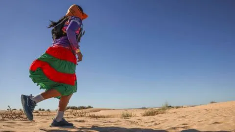 Juana Ramírez, atleta rarámuri, correrá en el Maratón Femenino de Nagoya en Japón