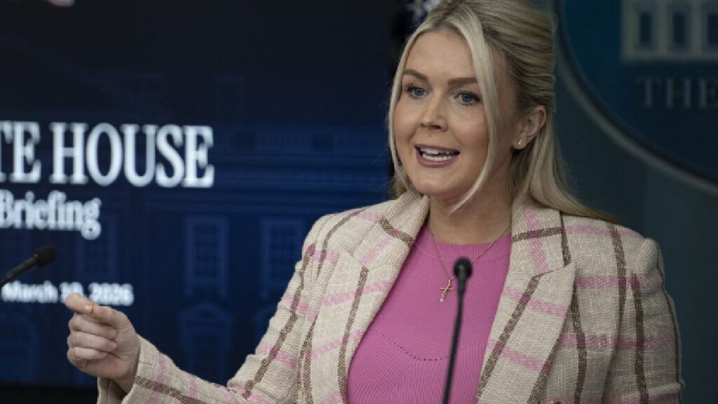 Karoline Leavitt rechaza que Irán planeara un atentado en California antes de la guerra