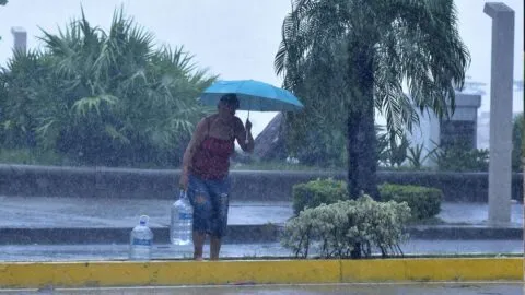 Por frente frío núm. 40 se presentarán lluvias al oriente y sureste del país