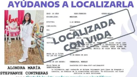 Localizan con vida a Alondra María Stephanye, alumna de la UAEM desaparecida en Morelos