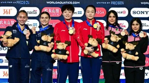 Mía y Lía Cueva ganan medalla de bronce para México en la Copa del Mundo de Montreal