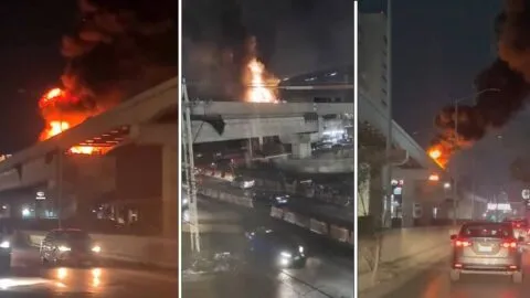 Controlan incendio en Línea 6 del Metro de Guadalupe; no reportan lesionados