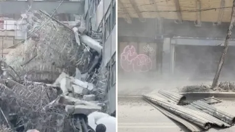 Videos: así fue el derrumbe de un edificio en San Antonio Abad, en la Ciudad de México