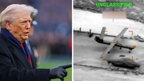 Revelan videos impactantes de ataques contra aeronaves iraníes