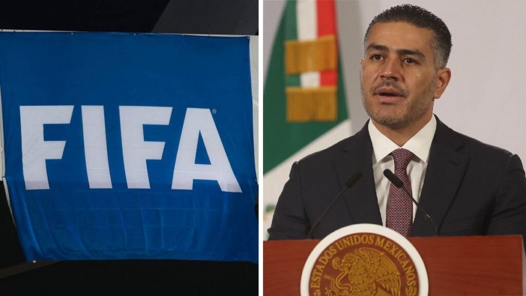 Harfuch encabeza reunión con FIFA. Foto: AFP/Cuartoscuro