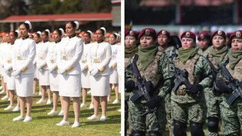 Sheinbaum reconoce a mujeres de las Fuerzas Armadas en el 8M: “Sigamos construyendo un México igualitario”