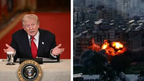 Trump exige rendición incondicional de Irán para terminar la guerra