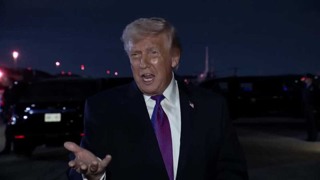 Trump afirma que ya ganó guerra contra Irán