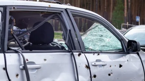 Video: conductor dispara a camioneta mientras circulaban por Santa Fe