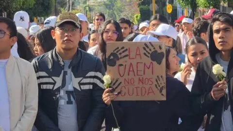 Marchan universitarios para exigir justicia por Kimberly Jocelyn