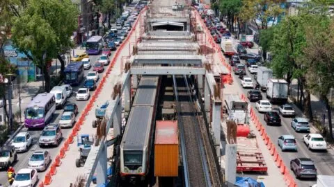 A 44 días del Mundial 2026, obras del Parque Elevado de Tlalpan generan caos vial