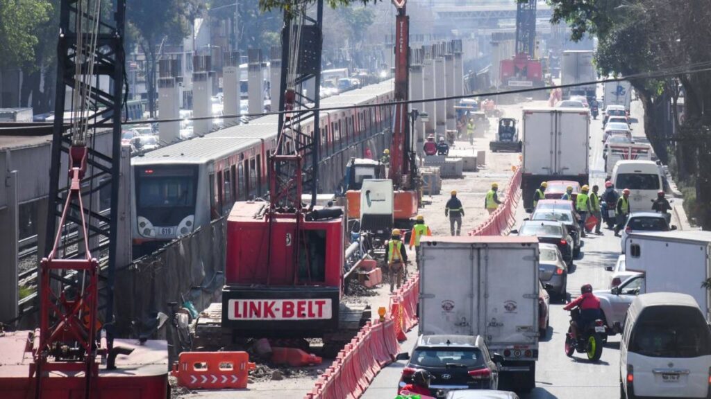 Obras van de Chabacano a Pino Suárez.
