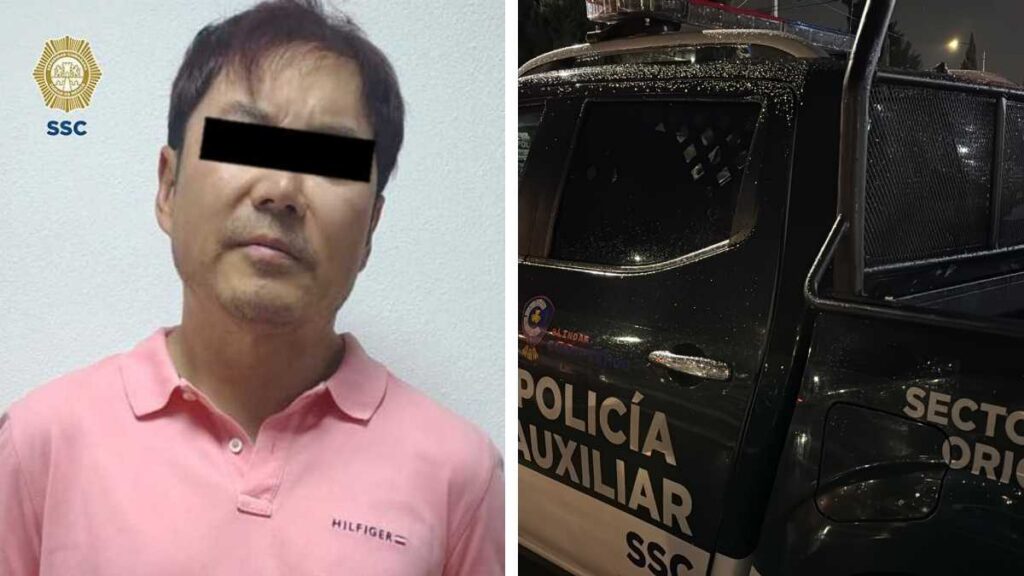 Chino detenido por asalto y hechos de violencia